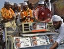 PHOTOS: First eggs, then ink thrown at Kejriwal in Varanasi