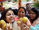 PHOTOS: NaMo bhakts party on the streets