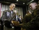 IN PHOTOS: Obama's surprise visit to Afghanistan to thank troops