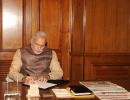 IN PHOTOS: Modi sarkar goes to office