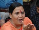 Uma defends Smriti, asks how qualified is Sonia?