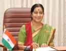 Blasts have to stop so that voices can be heard: Sushma to Pakistan