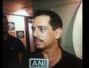 Vadra loses cool, snaps at reporter