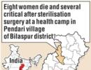 Sterilisation botch-up kills 8 women in Chattisgarh; 4 doctors suspended