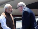 It's bright and sunny, tweets PM Modi as he arrives in Brisbane