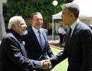 PM Modi turns storyteller for Obama and Abbott