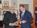 PM gifts Rani Lakshmibai's petition to Abbott