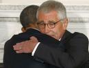 US defence secretary Chuck Hagel resigns