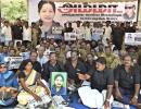 AIADMK, other outfits intensify protests over Jayalalithaa conviction