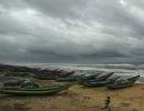 Hudhud roaring in, ready to slam Odisha and Andhra Pradesh