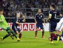 Euro qualifier: Mueller double helps Germany edge past Scotland