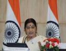 No full stops with Pakistan, only commas and semi-colons: Sushma