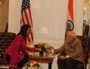 US Congresswoman Tulsi Gabbard gifts Modi Bhagwad Gita