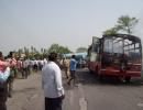 9 killed, over 10 injured as UP bus catches fire