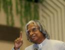 You could tell Dr Kalam was unhappy when he said...