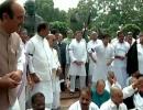 Cong protests for second day against MPs' suspension