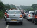 Capital snarl! Sea of traffic hits Delhi roads