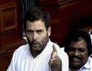 Lalitgate: Govt slams Cong in LS; Rahul says PM 'does not have guts'