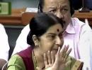 Rahul, ask mum why dad helped Quattrocchi: Sushma's fiery defence