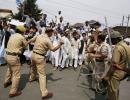 Geelani put under house arrest; cops use water cannons on protesters