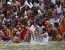 Nashik Kumbh: Thousands take holy dip during first 'shahi snan'