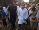 Rahul visits rain-hit Tamil Nadu, says 'not the time for politics'