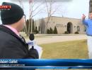 Reporter sees bank robbery on live TV