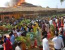 Fire breaks out at KCR's Rs 7 crore puja