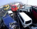 100 cars in bridge pile-up horror in South Korea