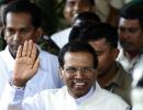 Sirisena to be sworn-in as Sri Lanka's new prez today