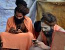 Like! This Magh Mela, reach out to sadhus on WhatsApp