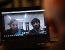 Offloaded Greenpeace activist addresses British MPs via Skype