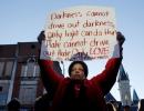 PHOTOS: Protests mark Martin Luther King Jr Day