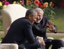 Chai pe charcha, hugs & more: Obama's day out in Delhi