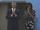 Thank you Modi & India, tweets Obama as he takes off