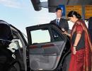 Swaraj arrives in Beijing on four-day visit