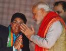 AAP a 'backstabber'; Bedi will take Delhi to new heights: Modi