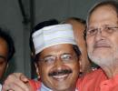 No more Jung: Kejriwal, LG hug and make up