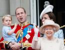 Adorable alert! Prince George steals Queen's birthday show