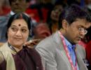 On sticky wicket: Sushma admits helping Lalit Modi procure travel documents