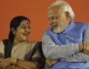 Why Modi stood by an embattled Sushma Swaraj