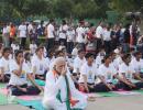 PHOTOS: Top 12 'asanas' that Modi practised on Yoga Day