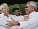 Nitish, Lalu put aside their differences; show their 'bhai-chara' at event