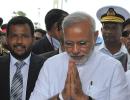 Modi only the 2nd world leader to visit Lanka's war-ravaged Jaffna