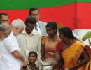 PIX: Modi showers promise of achche din for Jaffna