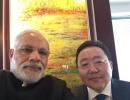 Modi's 'selfie diplomacy' moves to Mongolia