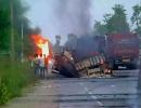 Maoists torch 32 vehicles on GT Road in Bihar