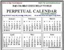 A calendar that has no 'Friday the 13th'