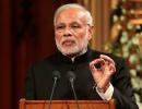 Modi in UK Parliament: 'Visit India to experience the wind of change'