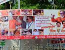 In new poster war, Sena shows Modi bowing before Bal Thackeray